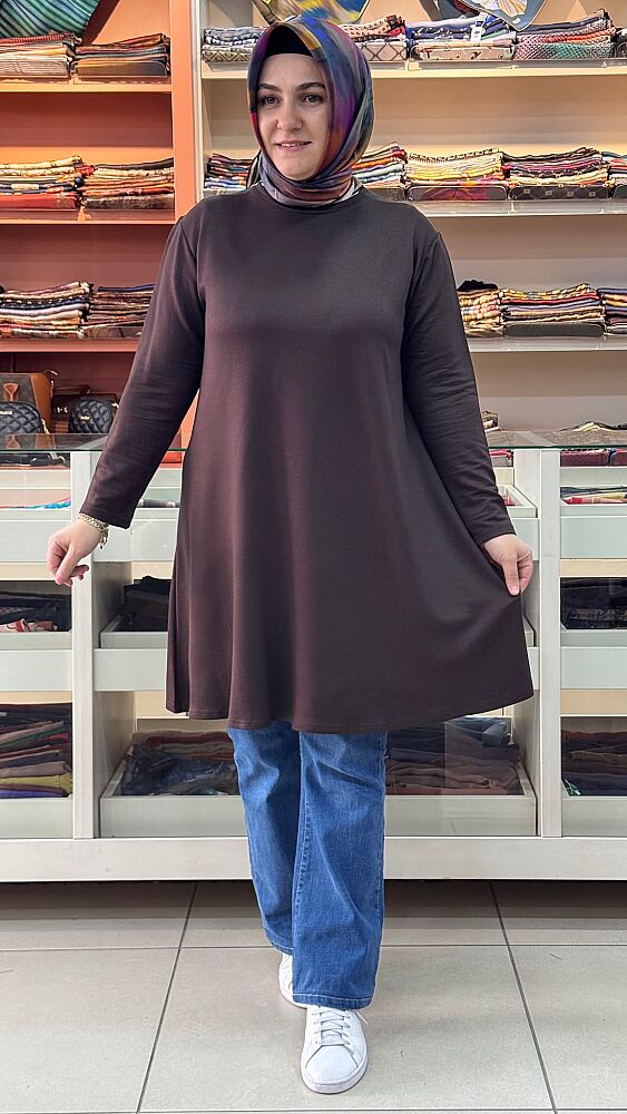 Basic Tunik Kahve/1360 
