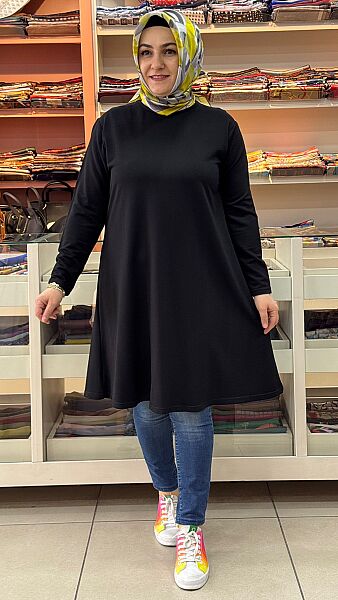 Basic Tunik Siyah/1360 