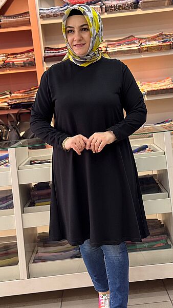 Basic Tunik Siyah/1360 