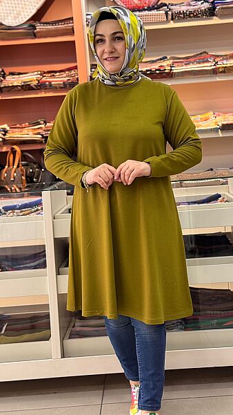 Basic Tunik Yağ Yeşili/1360 