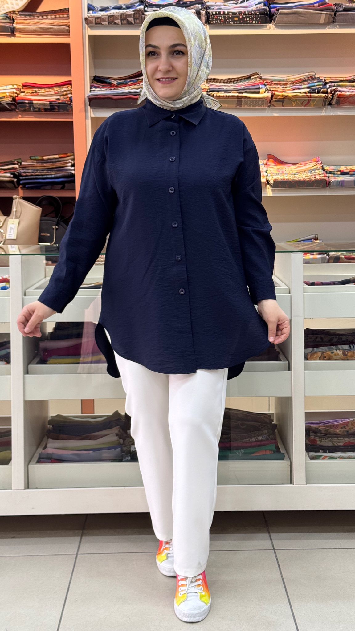 İnza Moda - Basic Tunik Lacivert/1611 