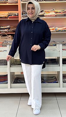 İZEL - Basic Tunik Lacivert/1611 