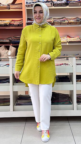 Basic Tunik Yağ Yeşili/1611 