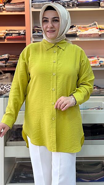 Basic Tunik Yağ Yeşili/1611 