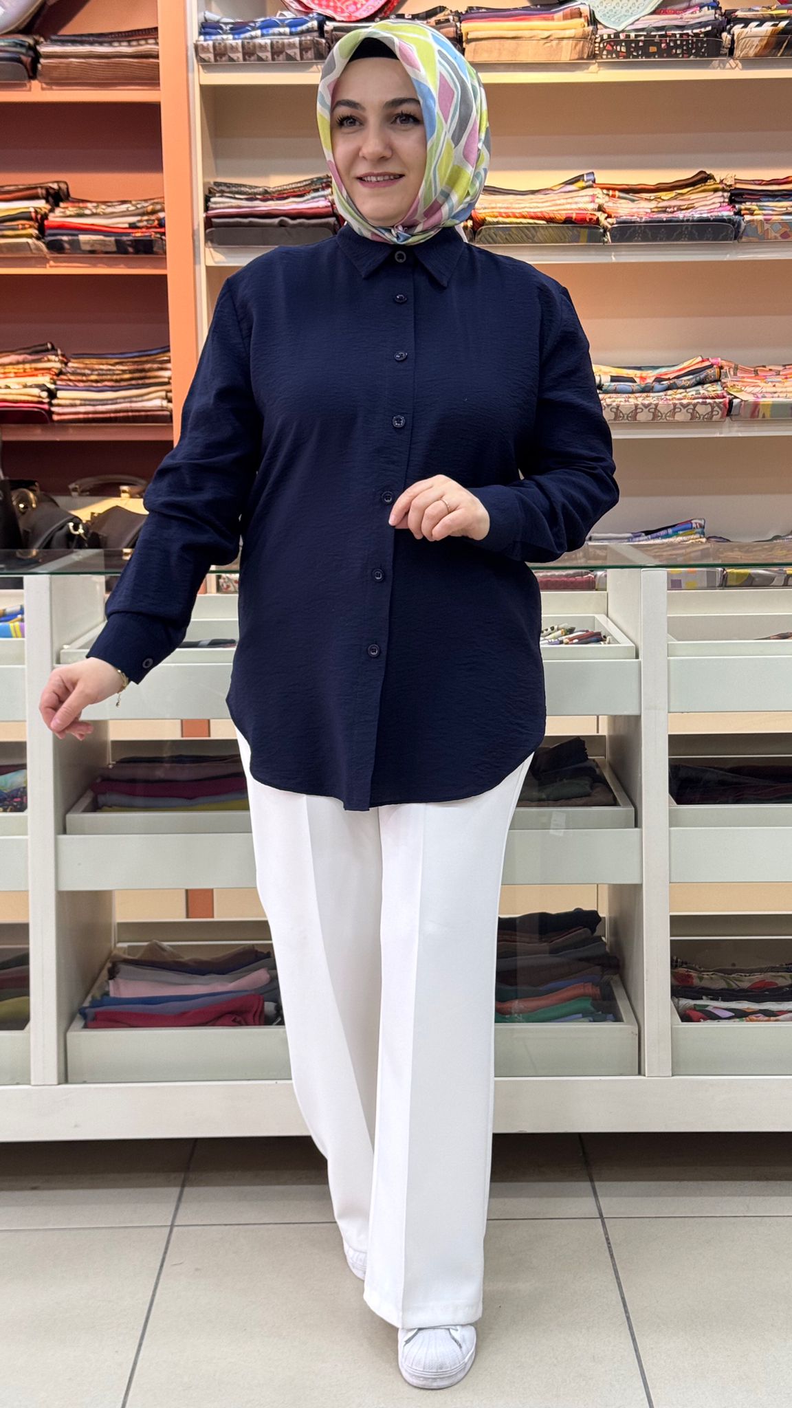 İnza Moda - Basıc Tunik Lacivert/1505 