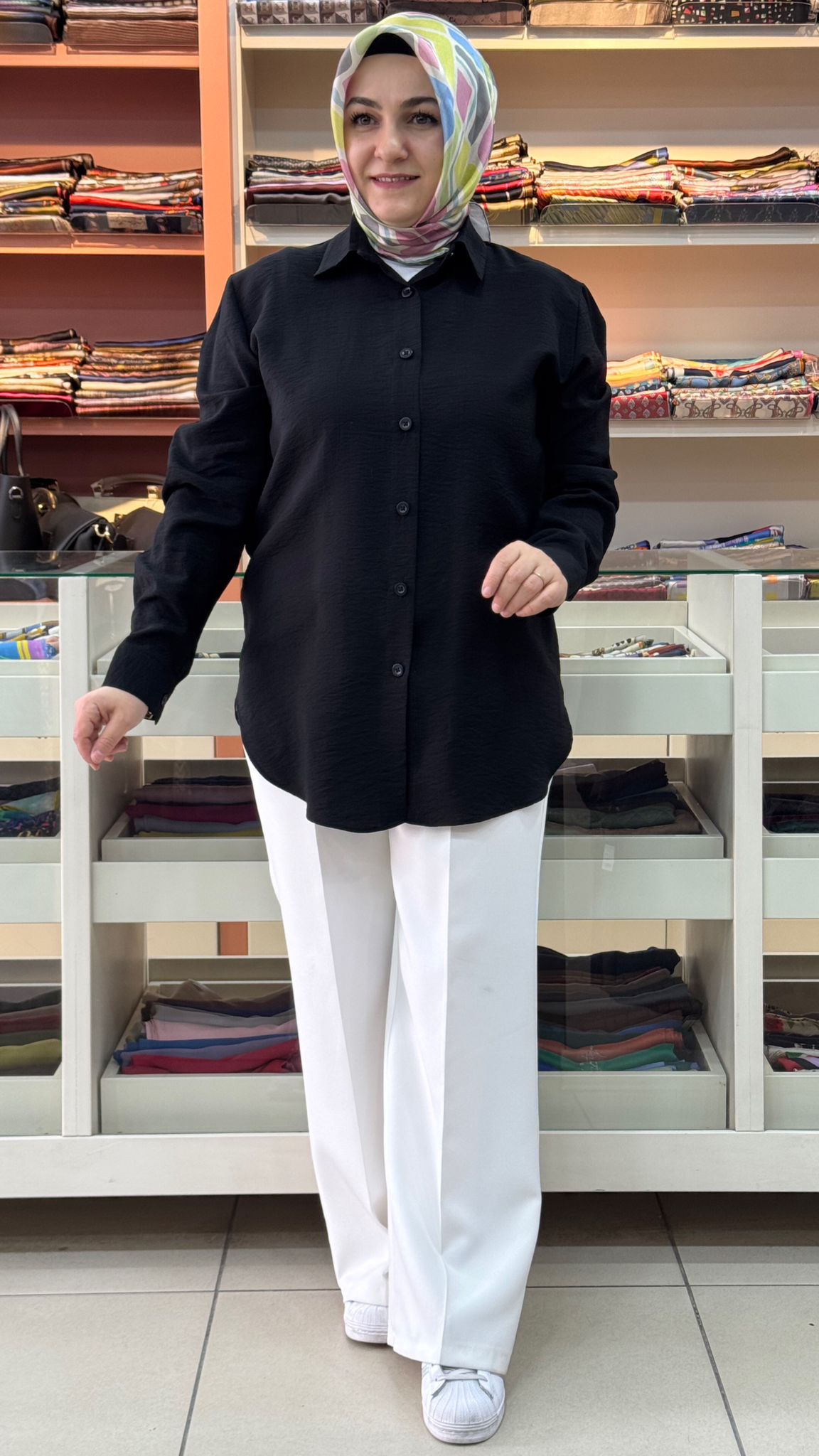 İnza Moda - Basıc Tunik Siyah/1505 