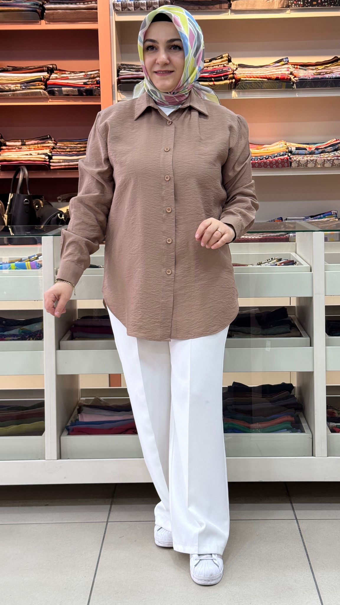 İnza Moda - Basıc Tunik Vizon/1505 