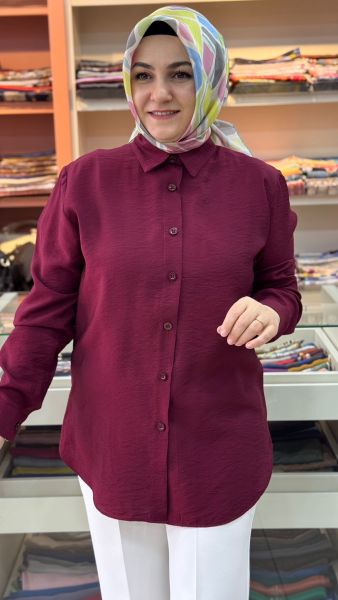 Basıc Tunik Bordo/1505 