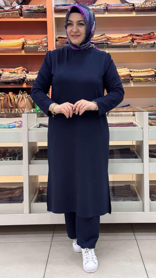 inza moda - Basic Uzun Takım Lacivert/1280