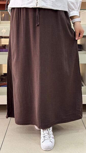 Beli Lastikli Cepli Etek Kahverengi/1963 