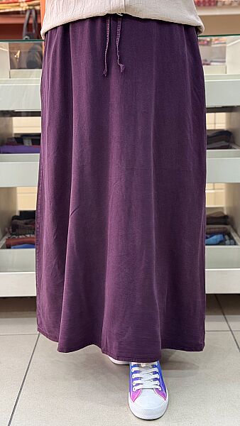 Beli Lastikli Cepli Etek Mor/1963 