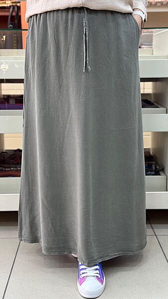 Beli Lastikli Cepli Etek Yeşil/1963