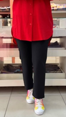 Armine Trend - Beli Lastikli Havuç Pantolon Siyah/227