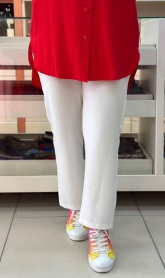 Armine Trend - Beli Lastikli Havuç Pantolon Ekru/227