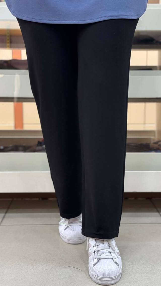 inza moda - Beli Lastikli Oysho Pantolon Siyah/73129