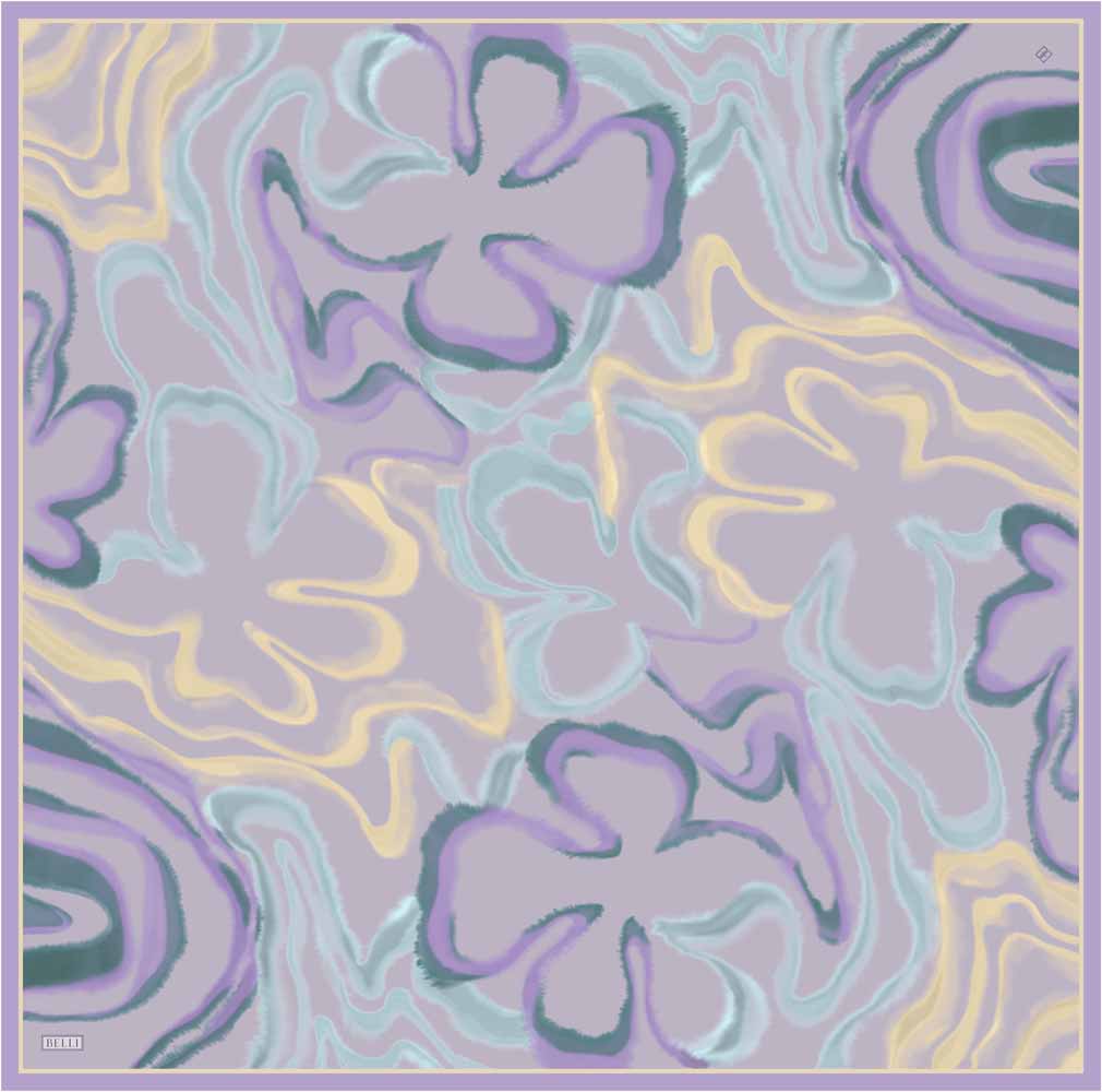  - BELLİ TİVİL İPEK EŞARP/ 4301D-83