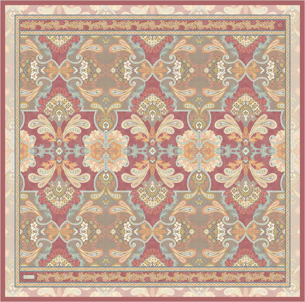  - BELLİ TİVİL İPEK EŞARP/ 4304D-03