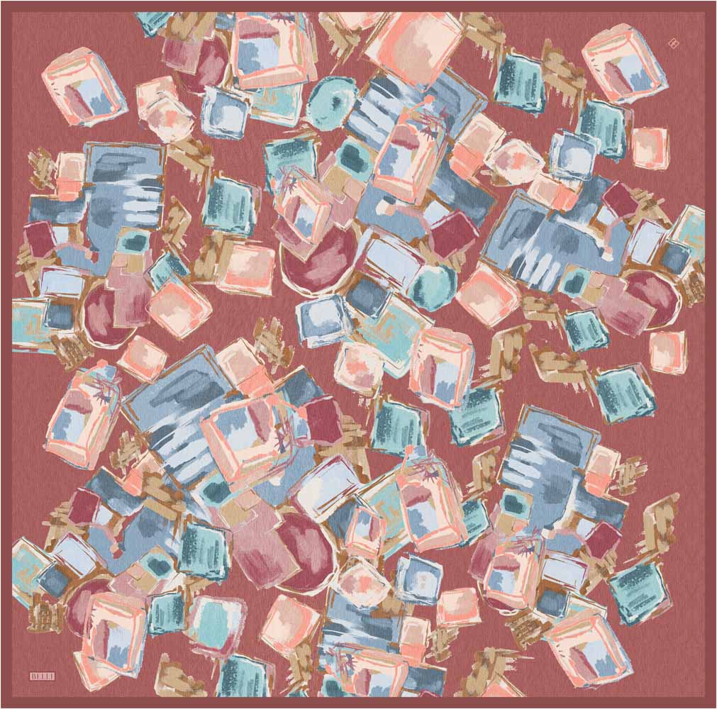  - BELLİ TİVİL İPEK EŞARP/ 4310D-05