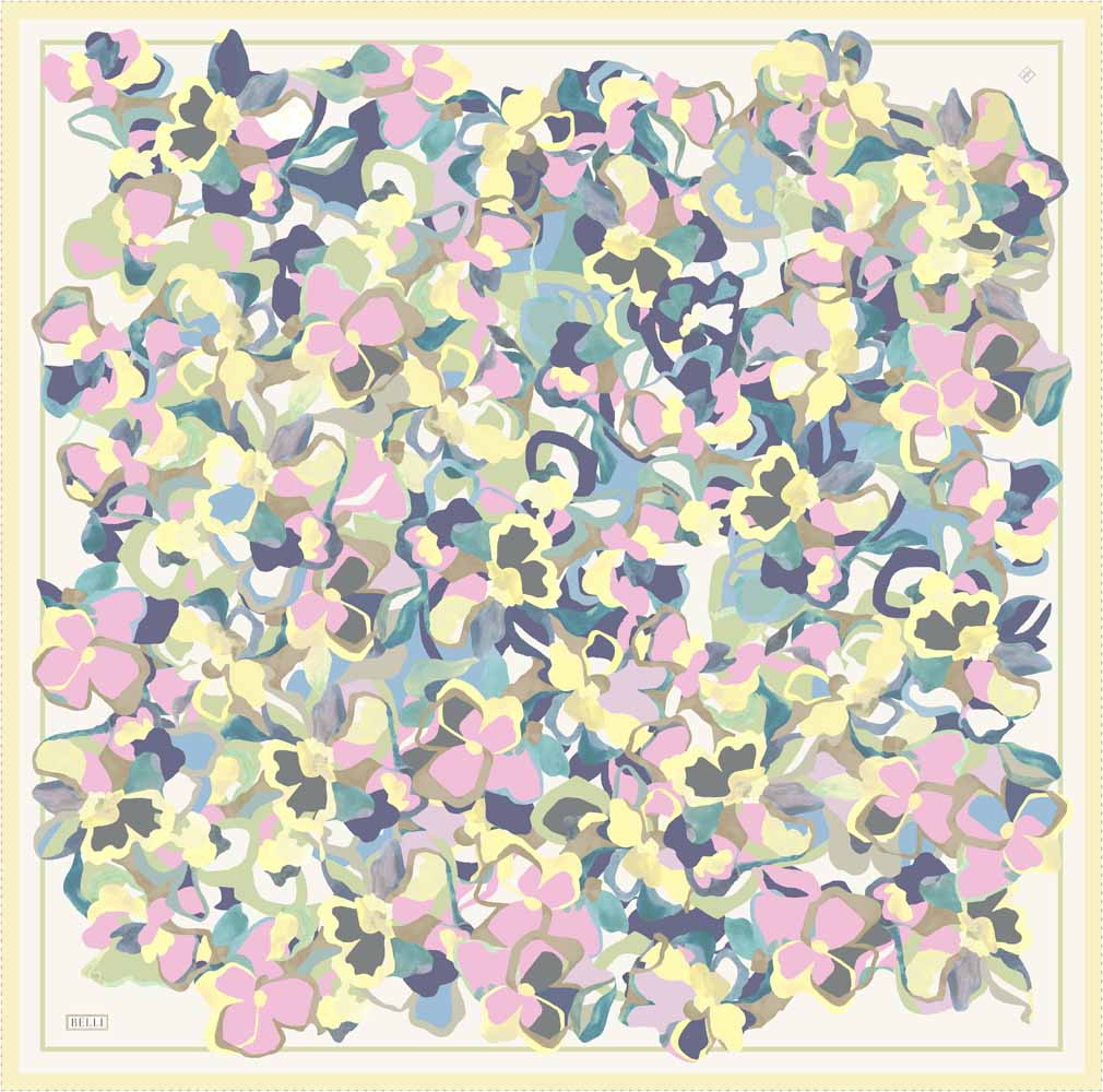  - BELLİ TİVİL İPEK EŞARP/ 4312D-81