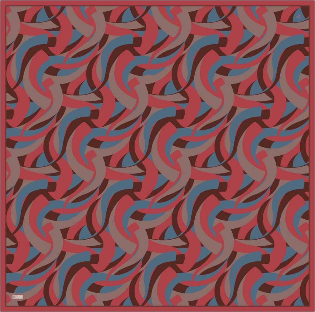  - BELLİ TİVİL İPEK EŞARP/ 4327D-85