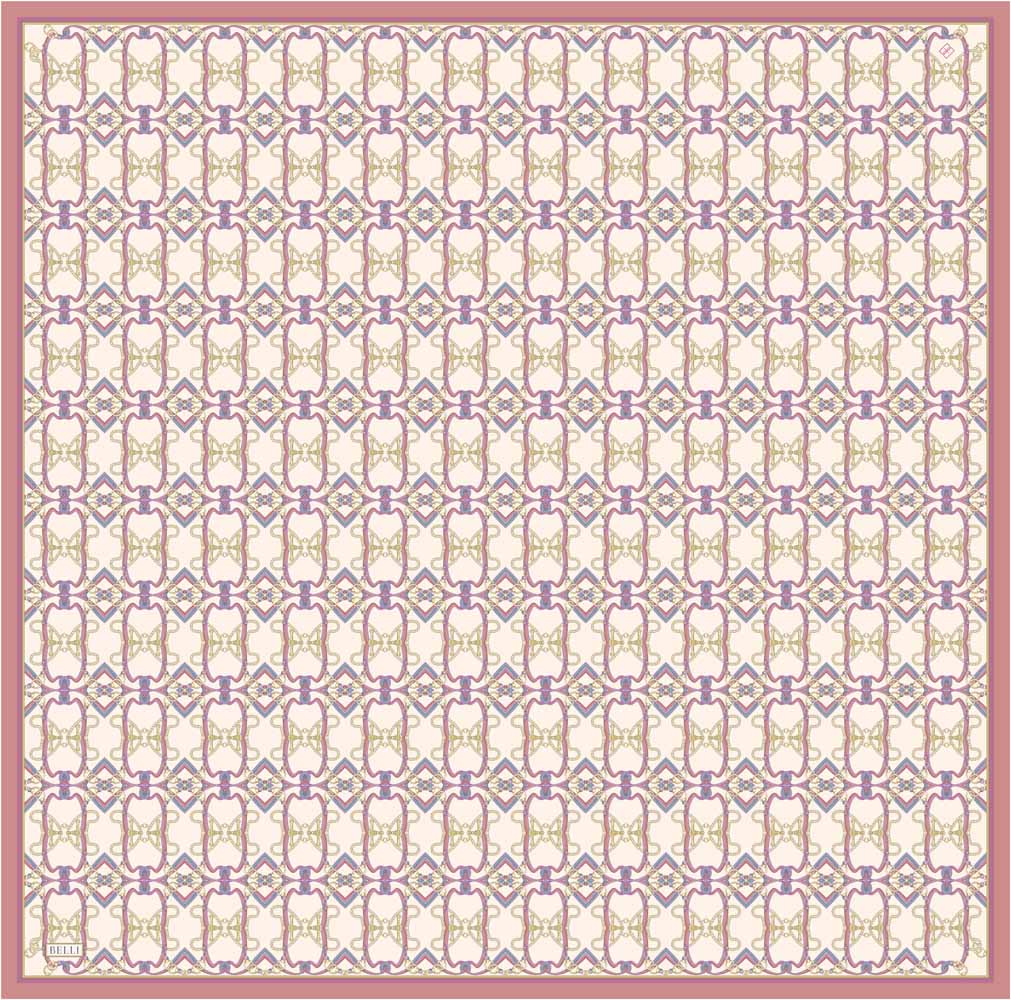  - BELLİ TİVİL İPEK EŞARP/ 4328D-80