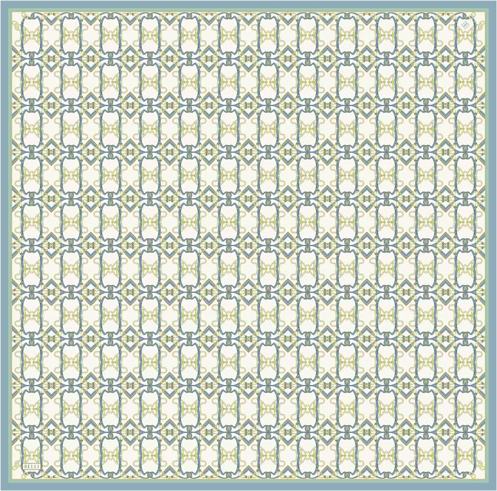  - BELLİ TİVİL İPEK EŞARP/ 4328D-82