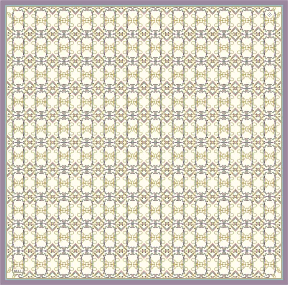  - BELLİ TİVİL İPEK EŞARP/ 4328D-83