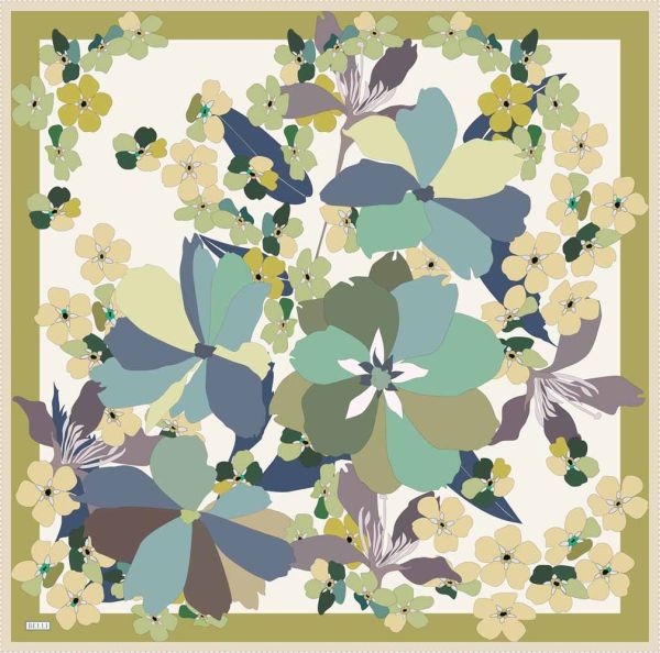 Belli Tivil İpek Eşarp/4011D-38