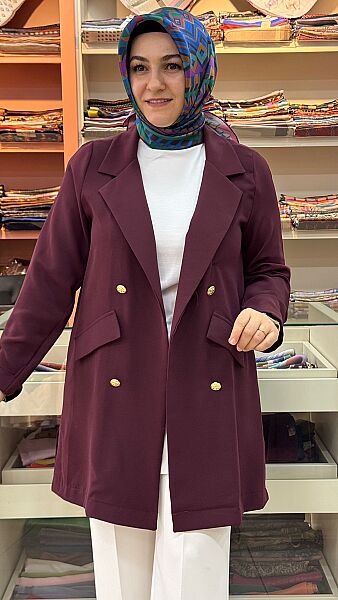 Blazer Ceket Bordo/3079 