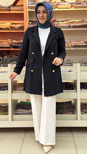 Blazer Ceket Siyah/3079