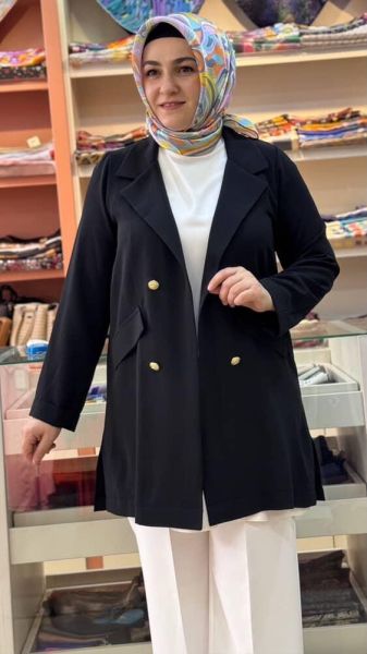 Blazer Ceket Siyah/5474