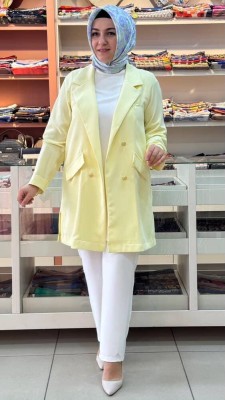 Noshe - Blazer Ceket Lime/5474