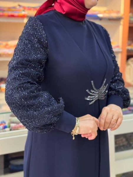 Boncuklu Takım Lacivert/6134