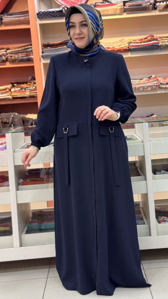 Cebi Kapaklı Ferace Lacivert/90231