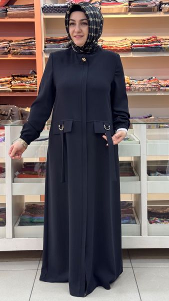 Cebi Kapaklı Ferace Siyah/90231