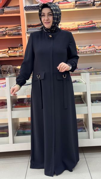 Cebi Kapaklı Ferace Siyah/90231