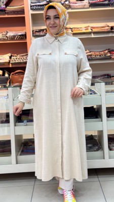 Cep Görünümlü Çiçek Detaylı Tunik Taş/8700 - Thumbnail