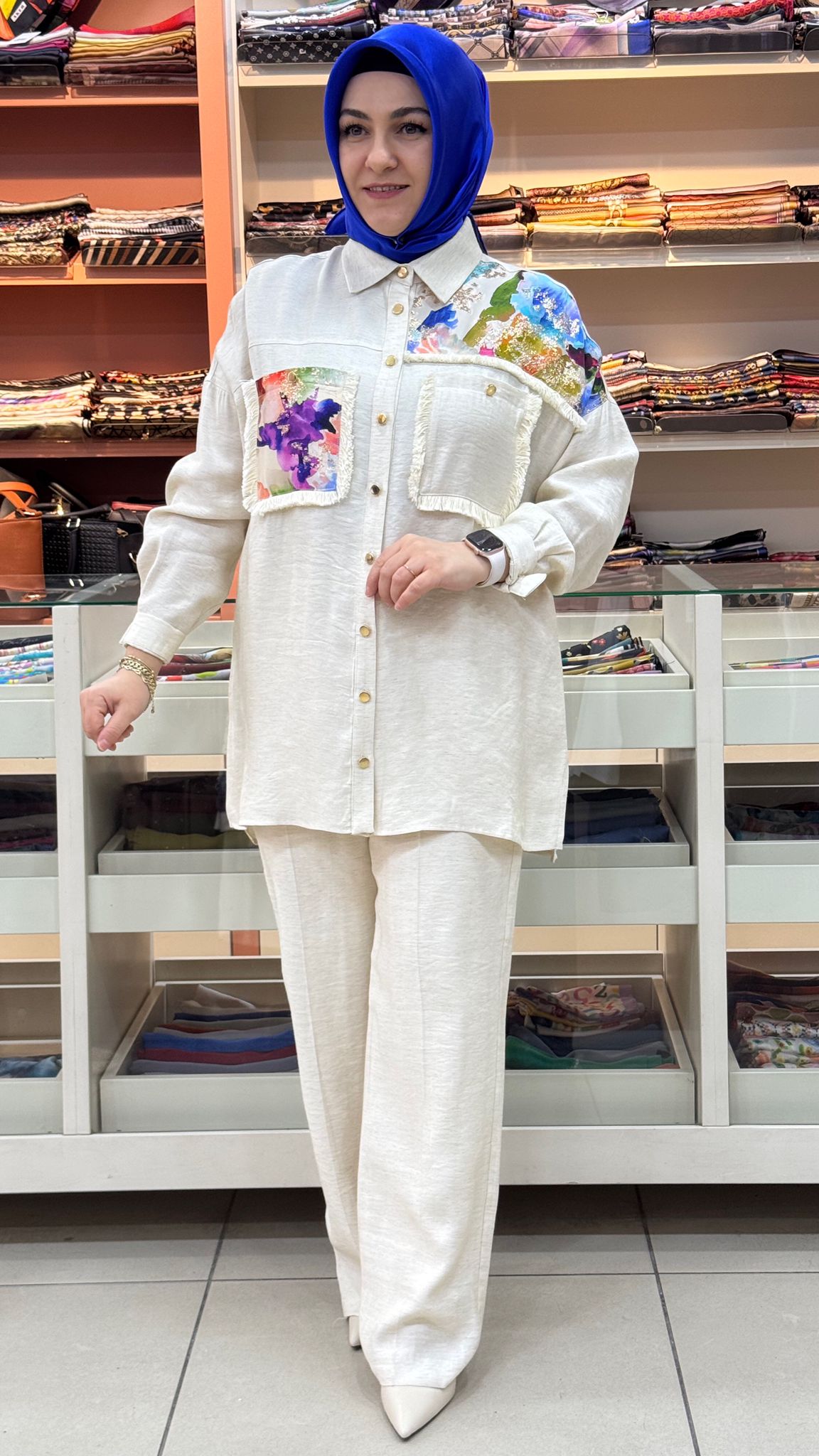 Orhan - Cep Görünümlü Püskül Detaylı Takım Taş/2854