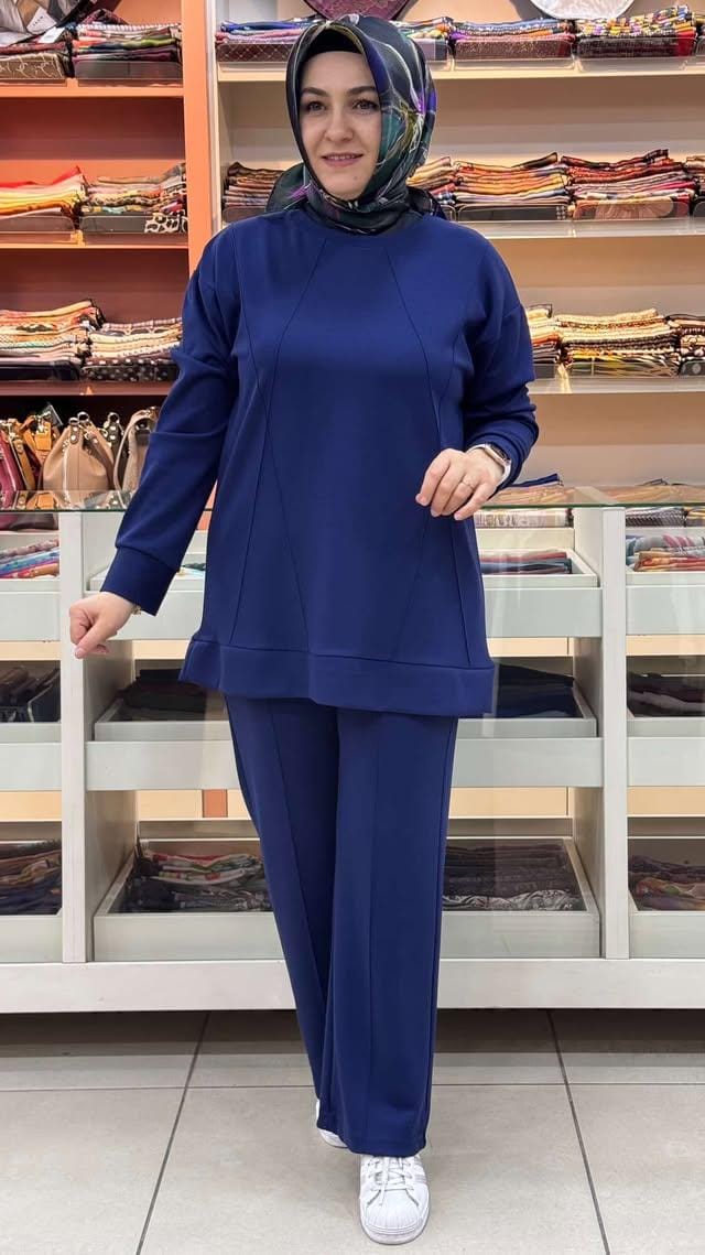 inza moda - Çimalı Takım İndigo/12781