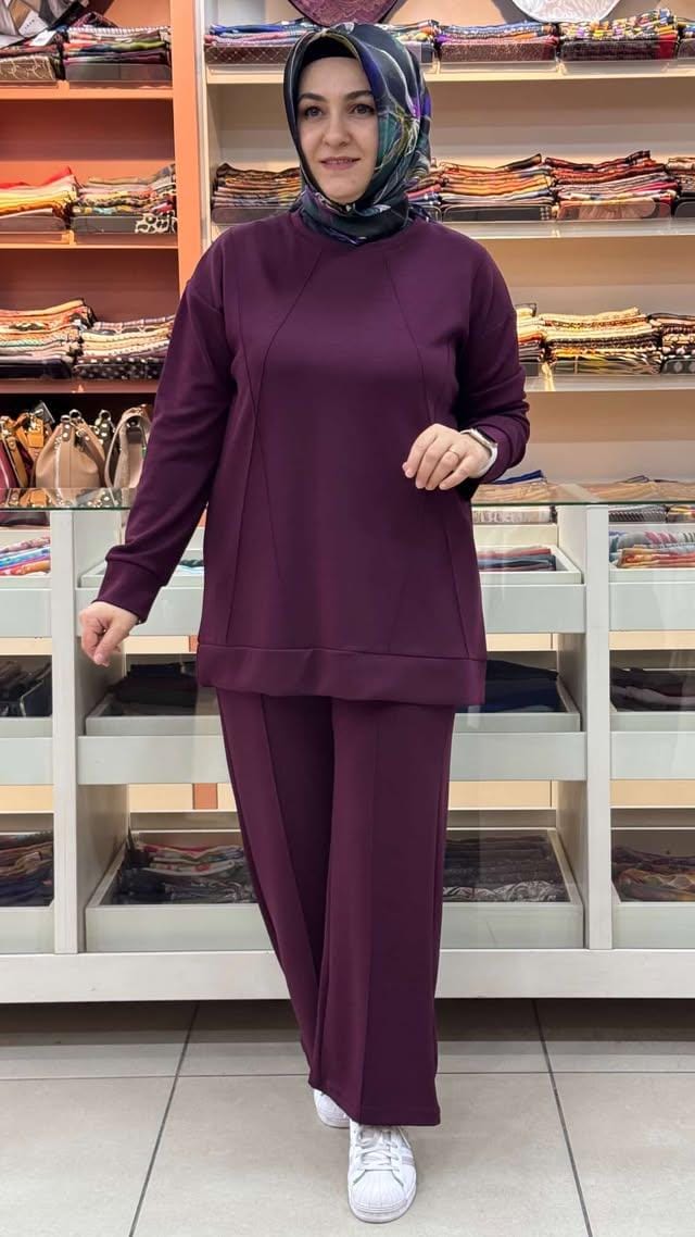 inza moda - Çimalı Takım Bordo/12781