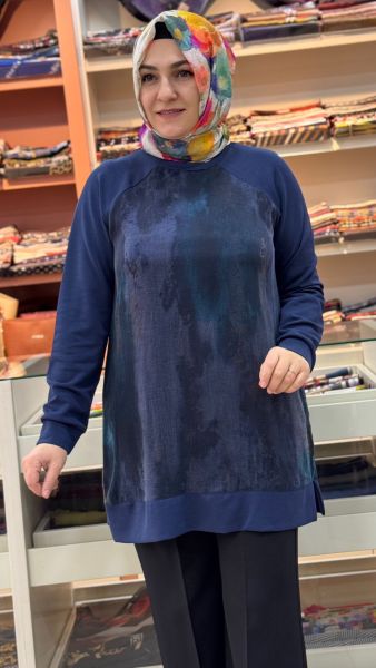 Cupra Desenli Tunik Lacivert/262854