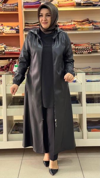 Deri Kap Siyah/6001