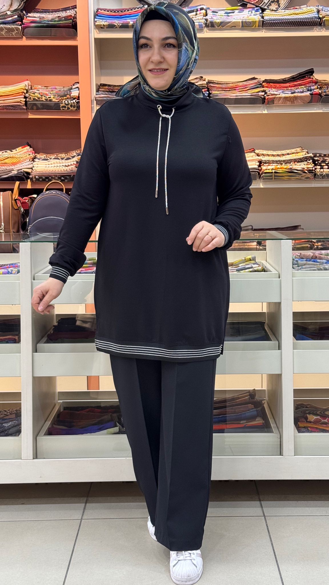 Kado - Dik Yaka Tunik Siyah/257598