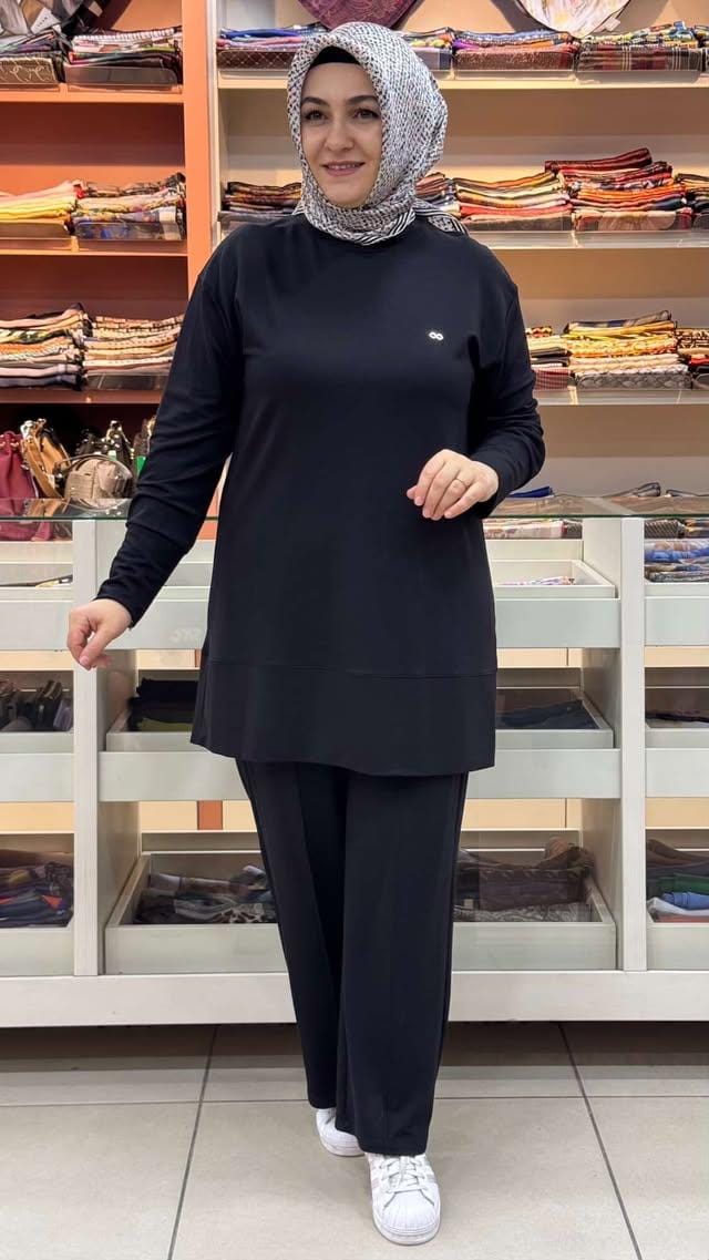 Kado - Dikiş Detaylı Takım Siyah/257272