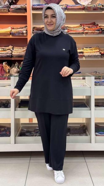 Dikiş Detaylı Takım Siyah/257272