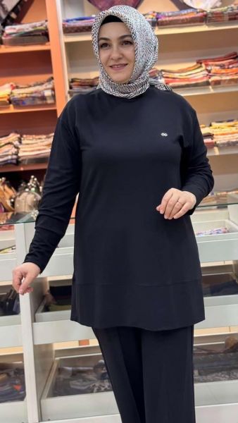 Dikiş Detaylı Takım Siyah/257272