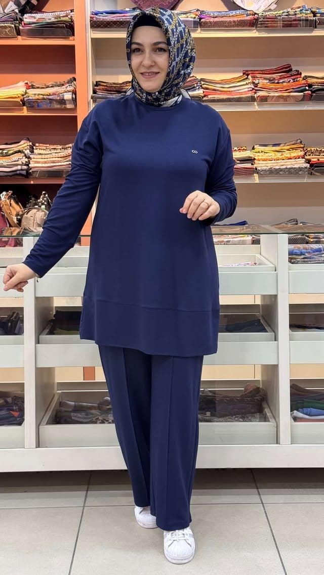 Kado - Dikiş Detaylı Takım Lacivert/257272