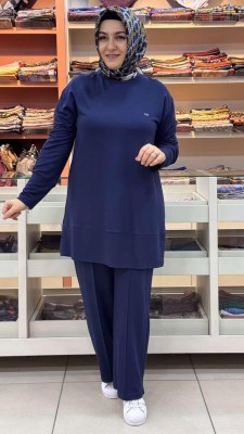 Kado - Dikiş Detaylı Takım Lacivert/257272