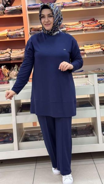 Dikiş Detaylı Takım Lacivert/257272