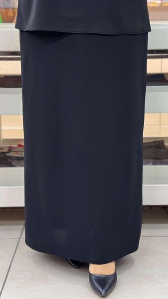 Düz Kalem Etek Siyah/20022